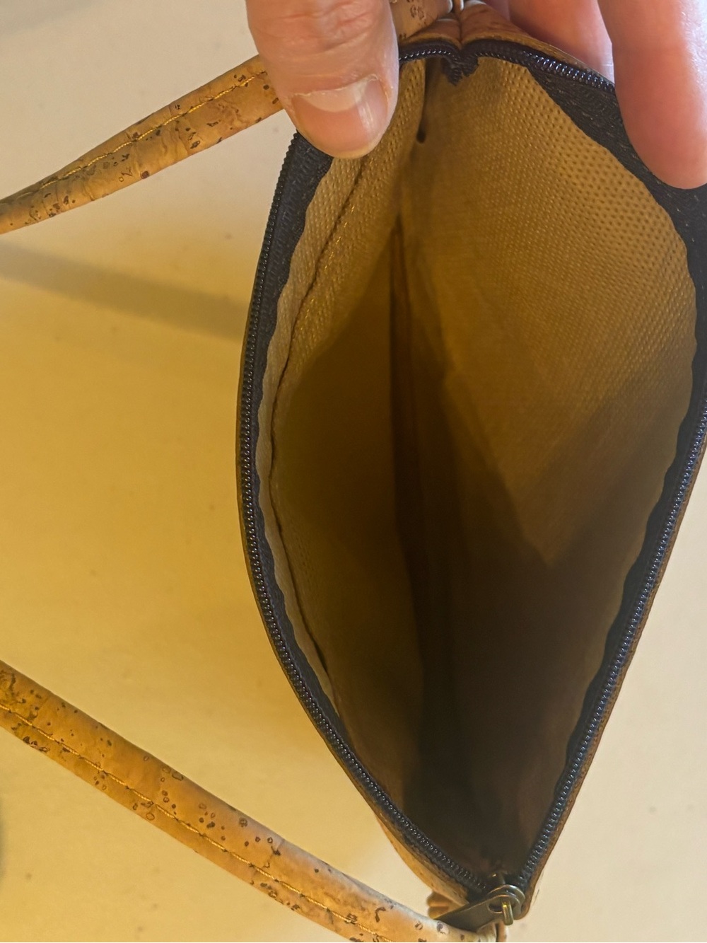 Bri Li Joi Floral Crafted Cork Crossbody Bag - Picture 5 of 5